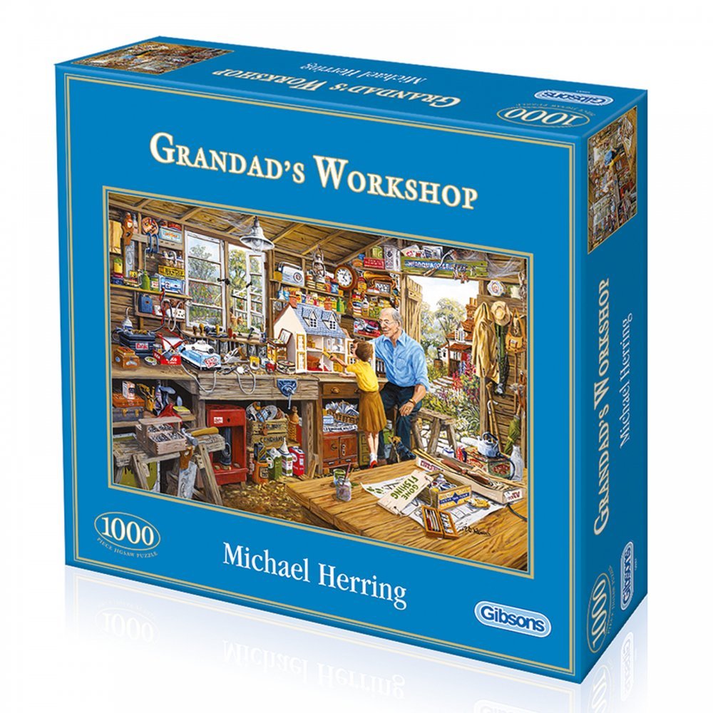 Grandad&39;s Workshop - 1000 brikker - Nordisk Spil