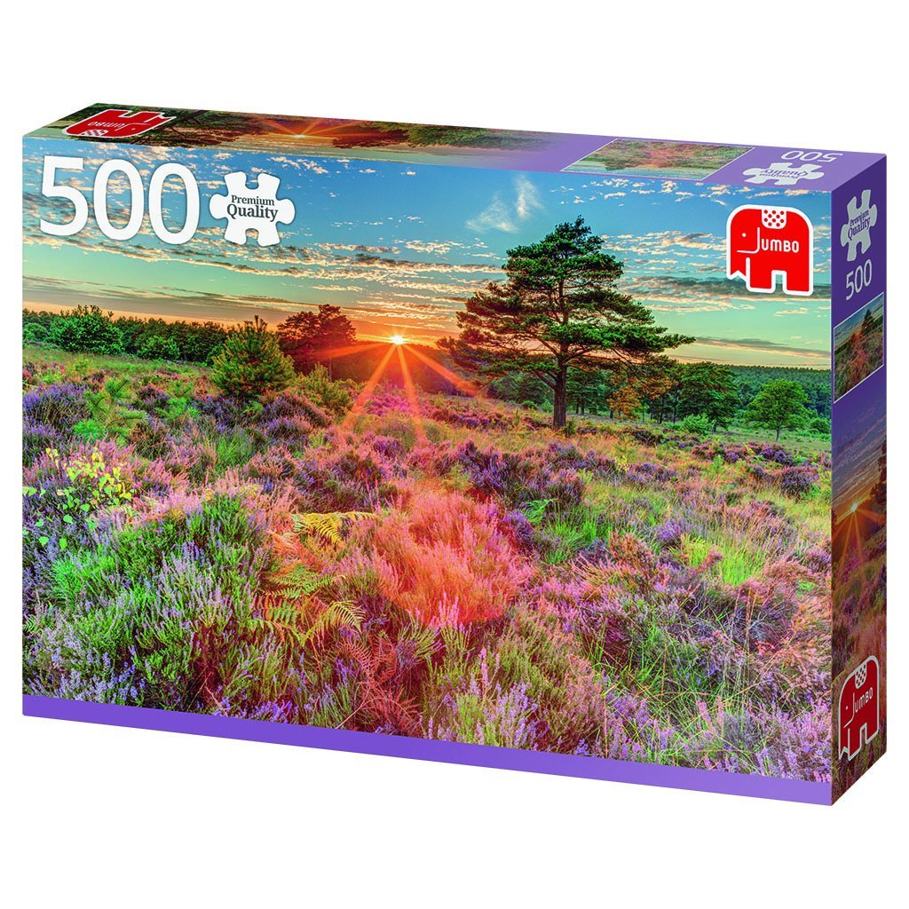 Heater at sunset - 500 Brikker - Nordisk Spil