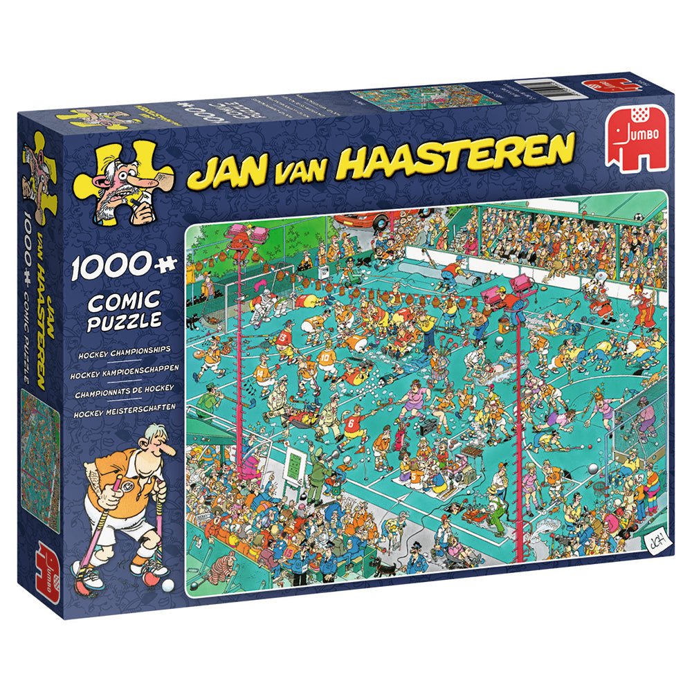 Jan van Haasteren: Hockey mesterskabet - 1000 brikker - Nordisk Spil