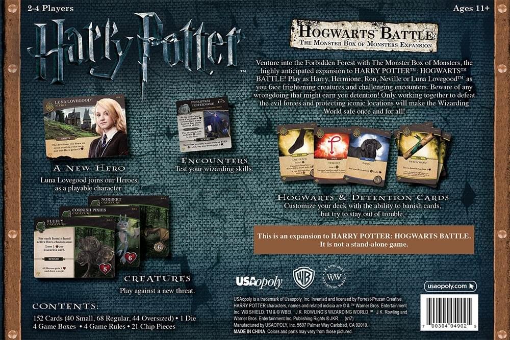 Harry Potter Hogwarts Battle Monster Box - Nordisk Spil