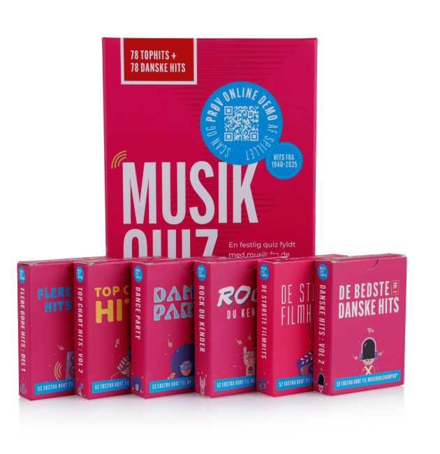 Musikquizkampen - Startpakke MEGA inklusiv alle udvidelser - Nordisk Spil
