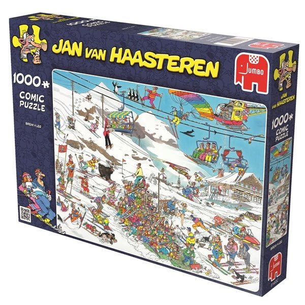 Jan van Haasteren - Break A Leg - 1000 brikker - Nordisk Spil