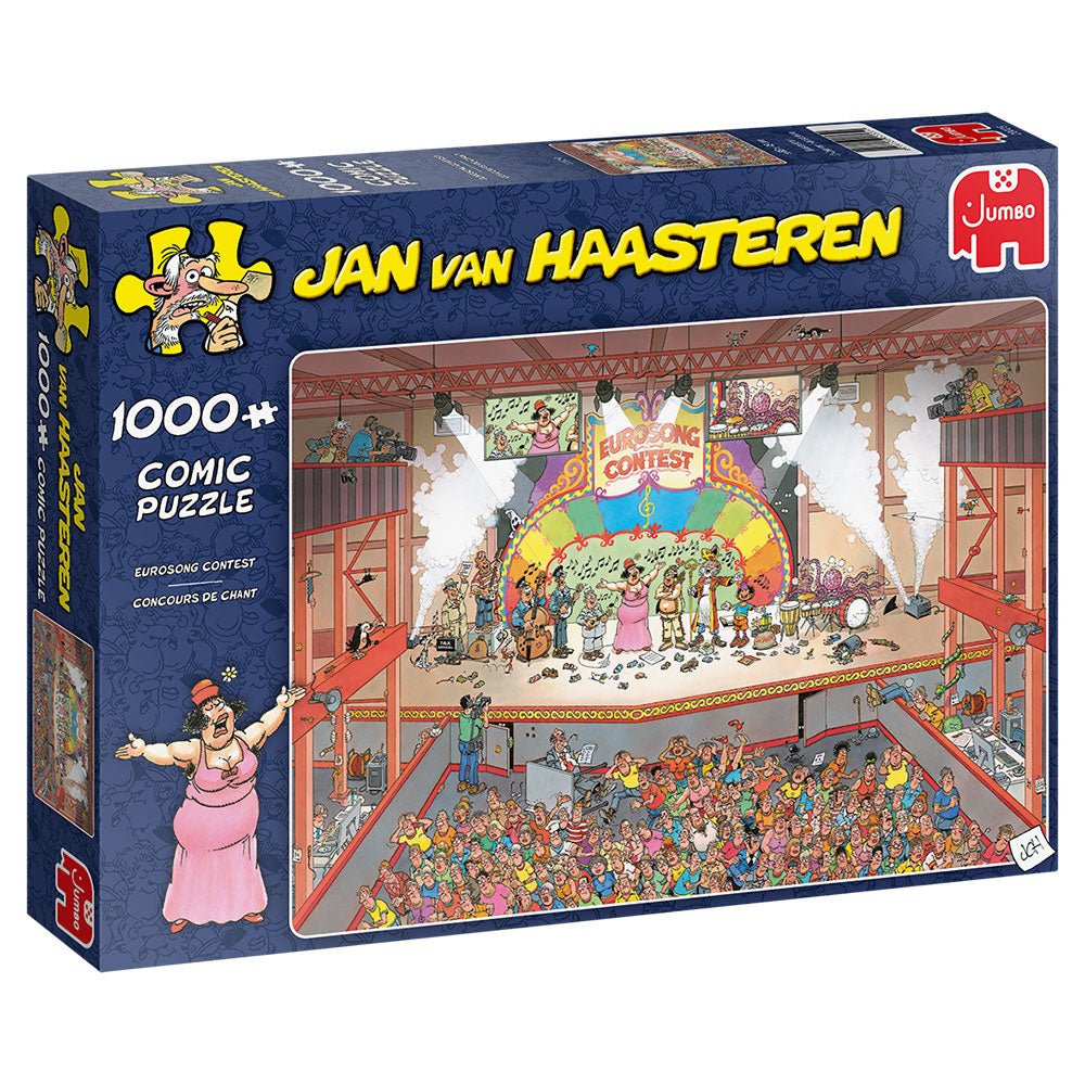 Jan van Haasteren - Eurosong Contest - 1000 brikker - Nordisk Spil