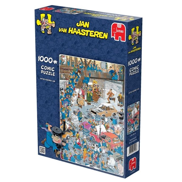 Jan van Haasteren - On the Assembly Line - 1000 brikker - Nordisk Spil