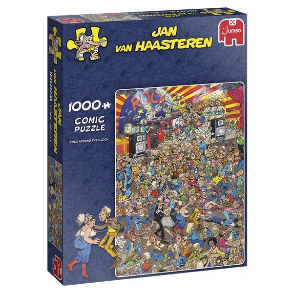 Jan van Haasteren - Rock Around the Clock - 1000 brikker - Nordisk Spil
