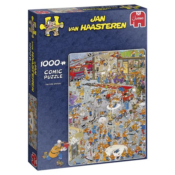 Jan van Haasteren - The Fire Station - 1000 brikker - Nordisk Spil