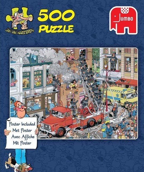 Jan van Haasteren - Fire - 500 brikker - Nordisk Spil