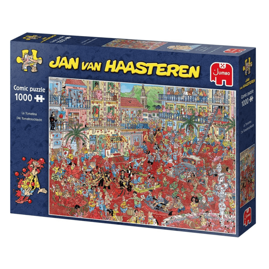 Jan van Haasteren - La Tomatina - 1000 Brikker - Nordisk Spil