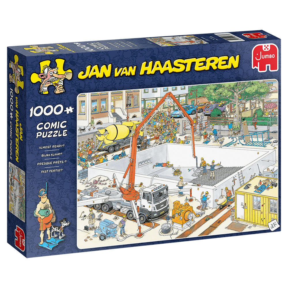 Jan van Haasteren: Næsten klar - 1000 brikker - Nordisk Spil