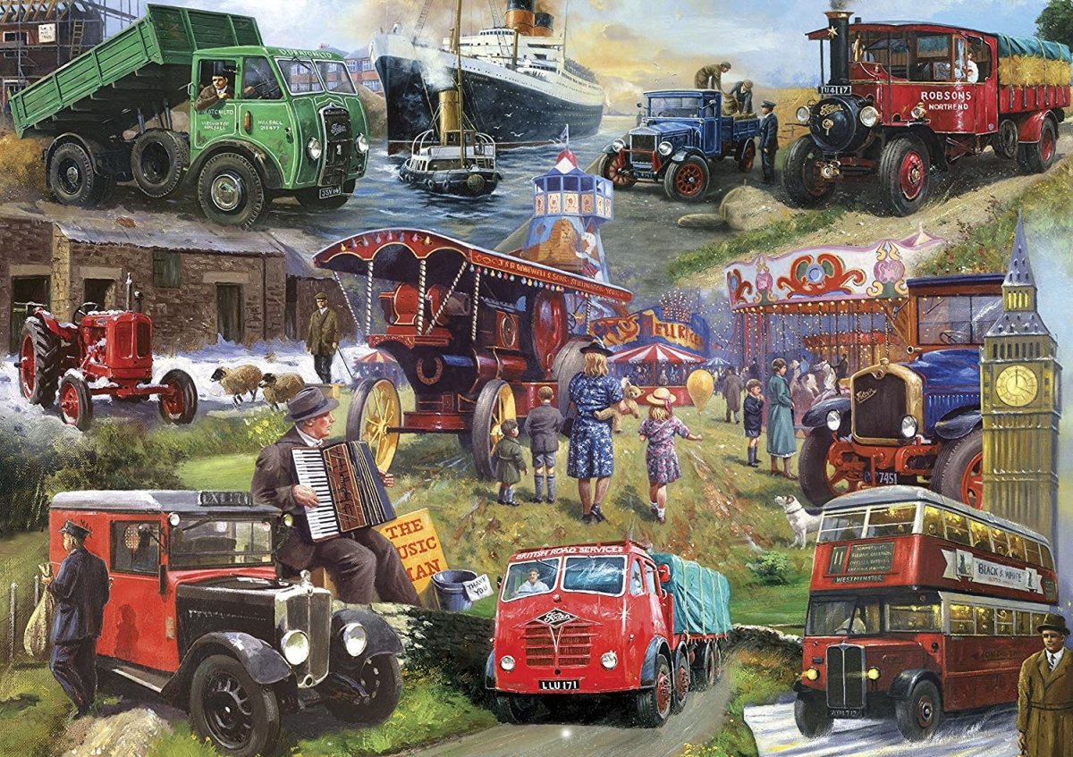 Classic Collection - 5 I 1 - 1000 brikker - Nordisk Spil
