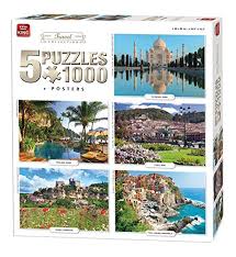 LANDSCAPE Collection 5 i 1 - 1000 brikker - Nordisk Spil