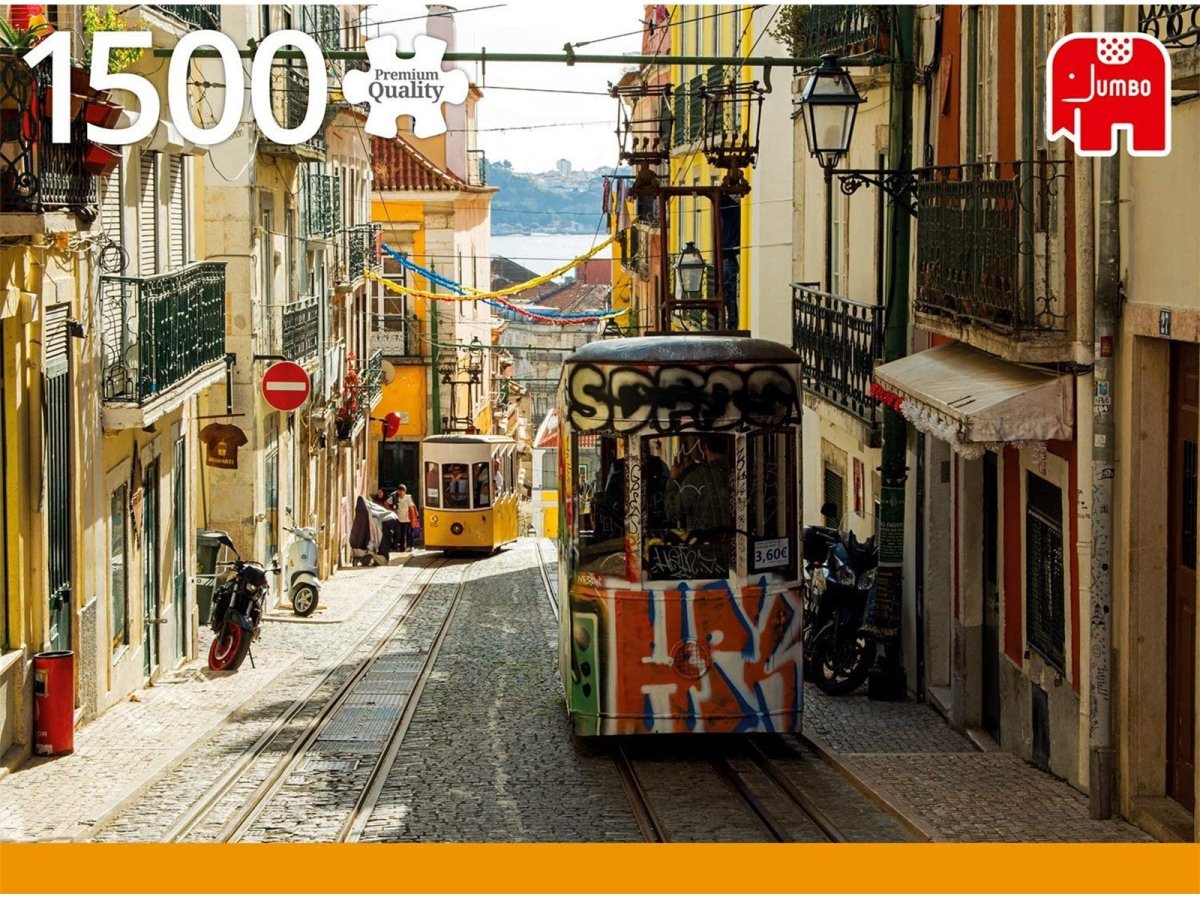Lissabon - Portugal, 1500 brikker - Nordisk Spil
