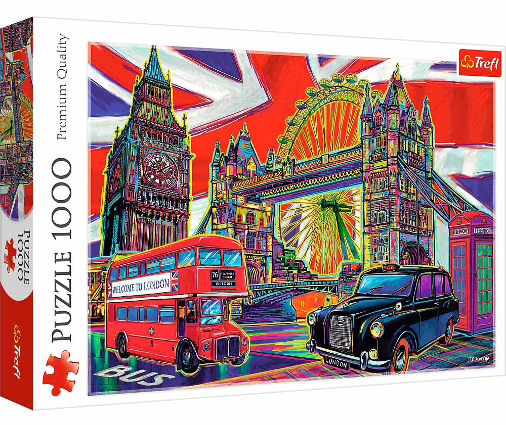 Colours of London - 1000 brikker - Nordisk Spil