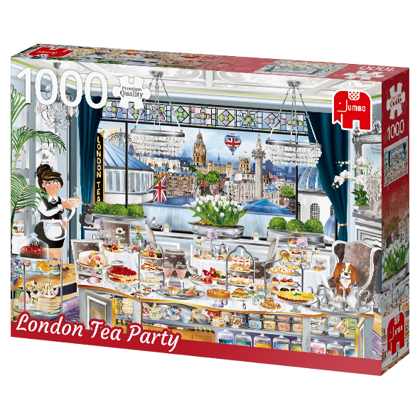 London Tea Party, 1000 brikker - Nordisk Spil
