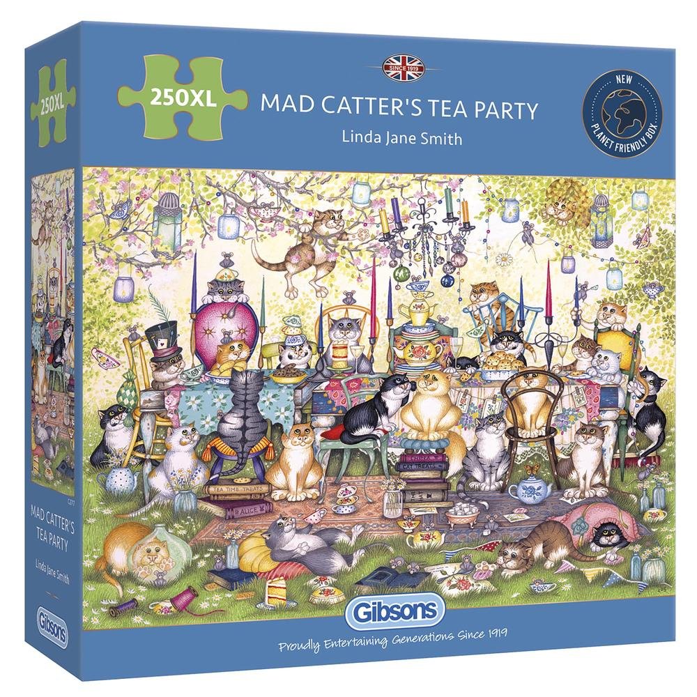 Mad Catter&39;s Tea Party - 250 XL brikker - Nordisk Spil