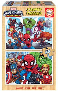 Marvel Super Hero Adventures - 2 x 25 brikker - Nordisk Spil