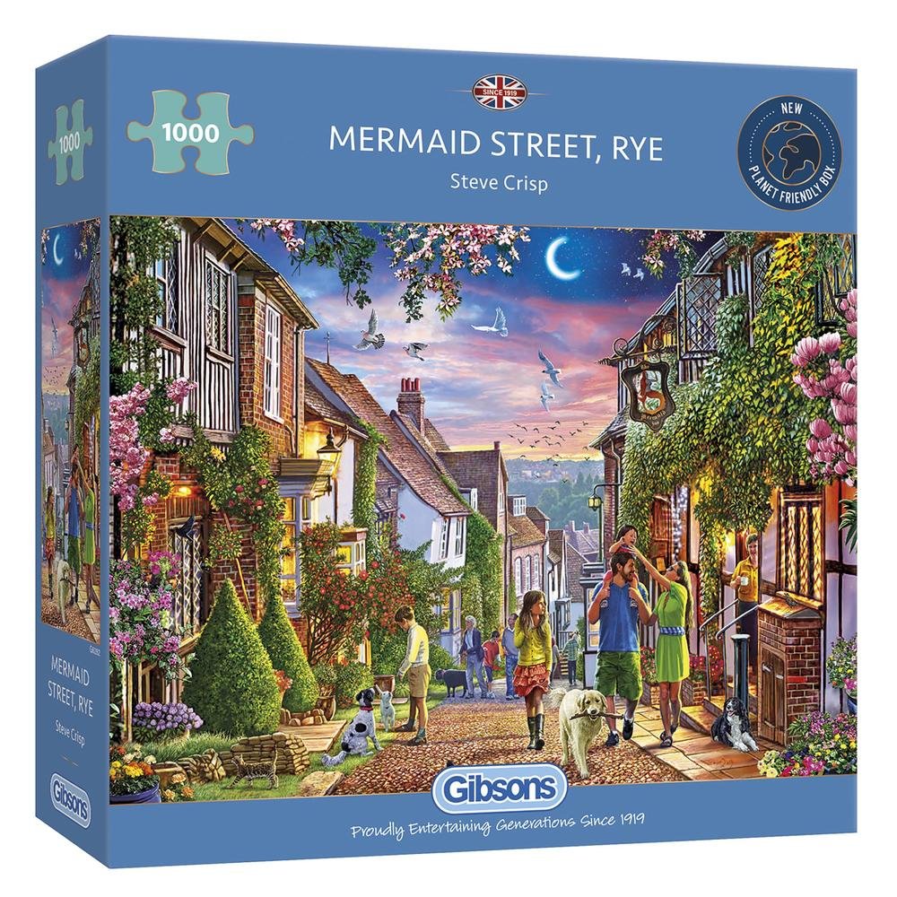 Mermaid Street - Rye - 1000 brikker - Nordisk Spil