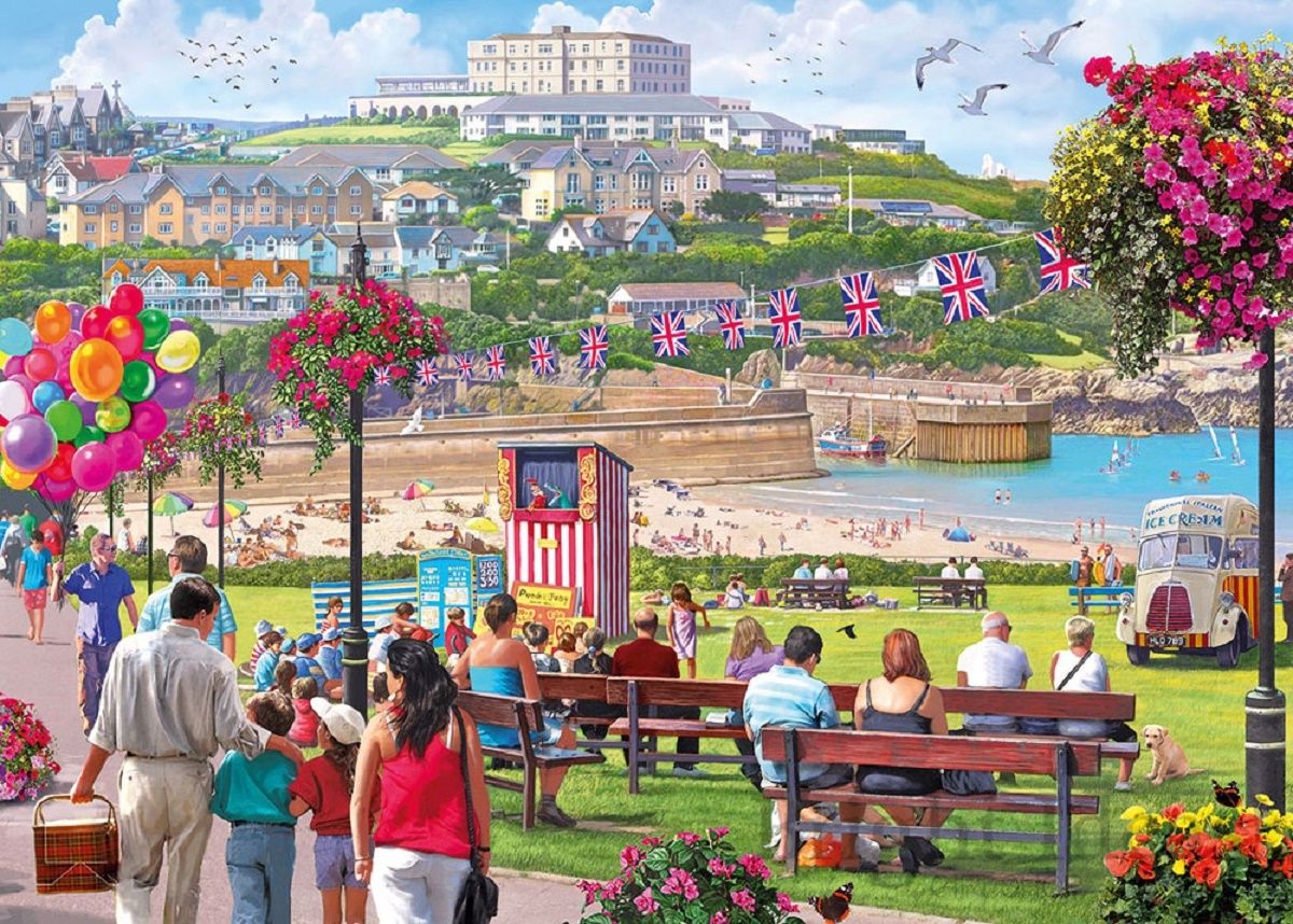 Newquay Harbour, 1000 brikker - Nordisk Spil