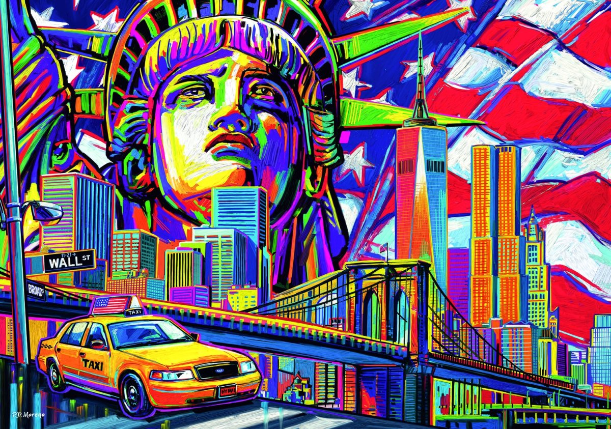 Colours of New York - 1000 brikker - Nordisk Spil