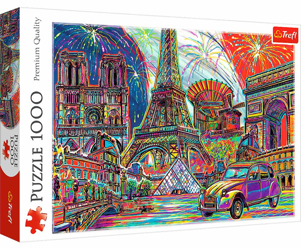Colours of Paris - 1000 Brikker - Nordisk Spil