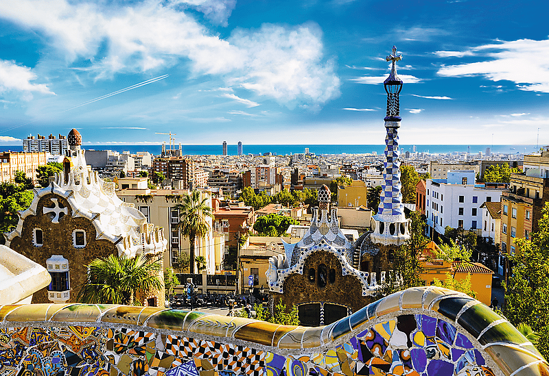 Park Güell Barcelona - 1500 brikker - Nordisk Spil