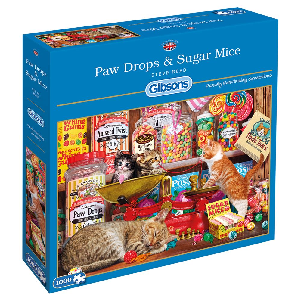 Paw Drops & Sugar Mice, 1000 brikker - Nordisk Spil