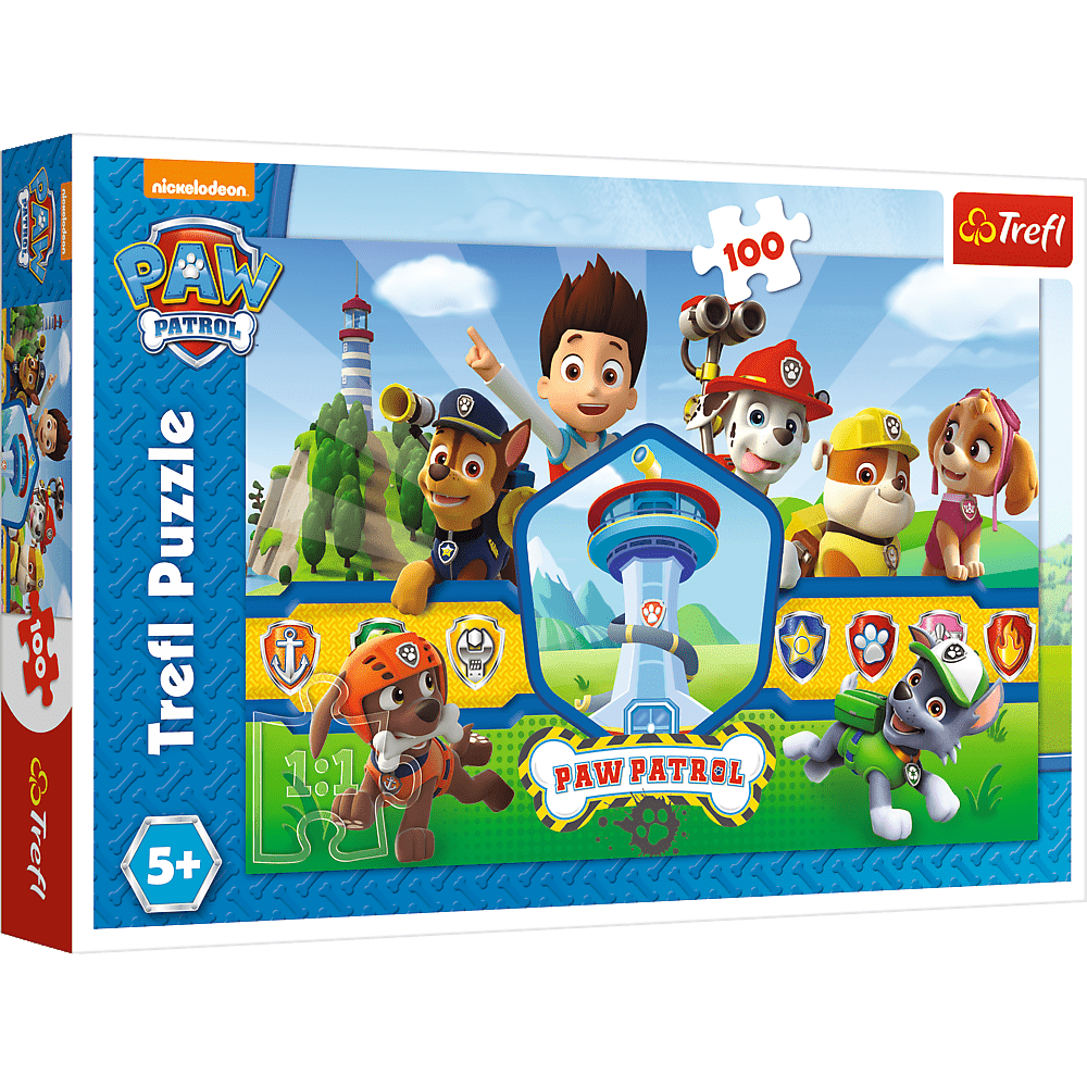 Paw Patrol - 100 brikker - Nordisk Spil