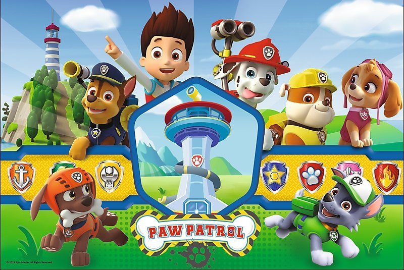 Paw Patrol - 100 brikker - Nordisk Spil