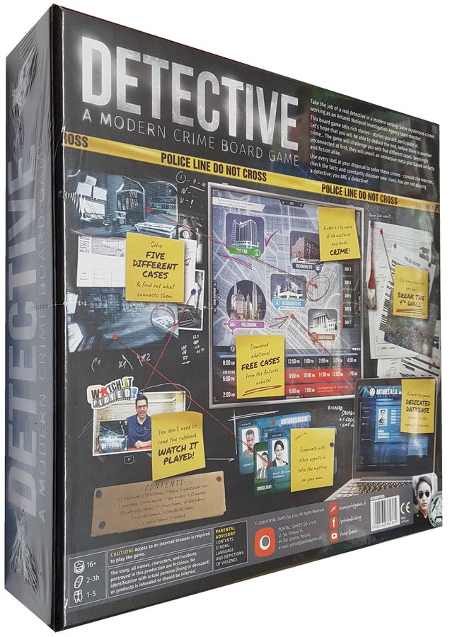 Detective: A Modern Crime Board Game - Engelsk - Nordisk Spil