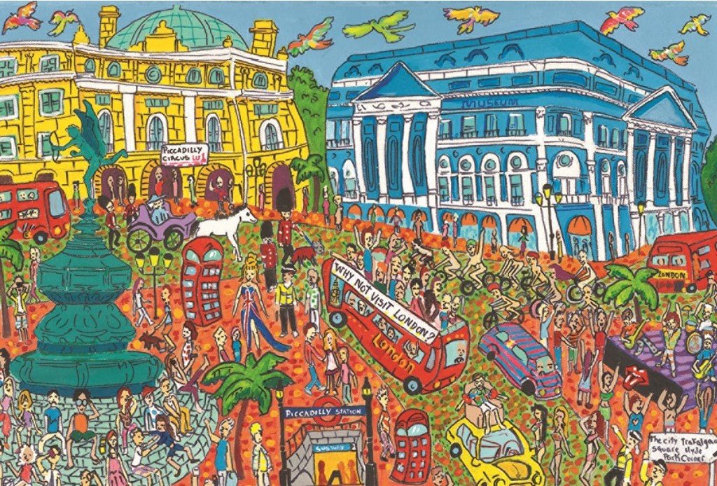 Piccadilly Circus London - 1000 brikker - Nordisk Spil