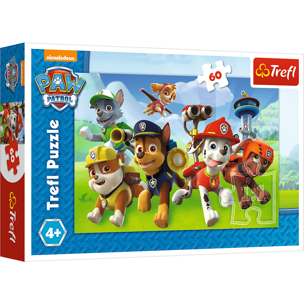 Paw Patrol - 60 brikker - Nordisk Spil