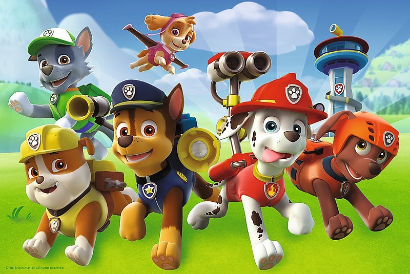 Paw Patrol - 60 brikker - Nordisk Spil
