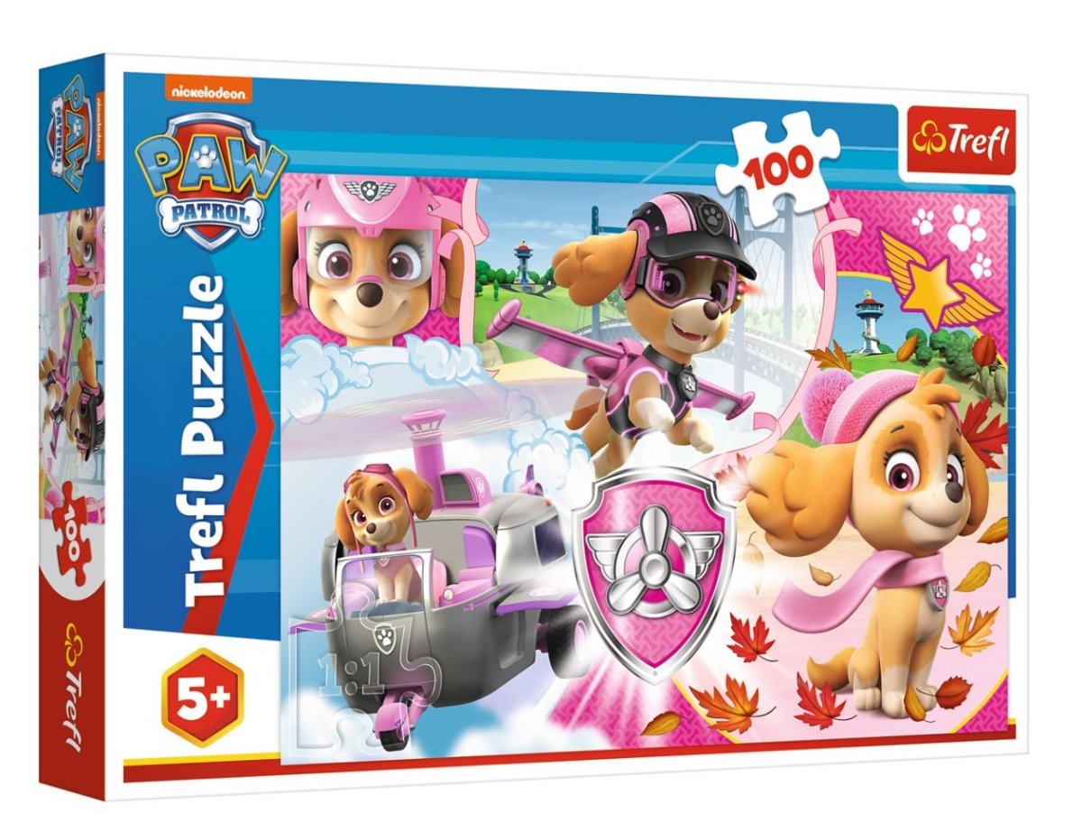 Paw Patrol - Skye - 100 brikker - Nordisk Spil