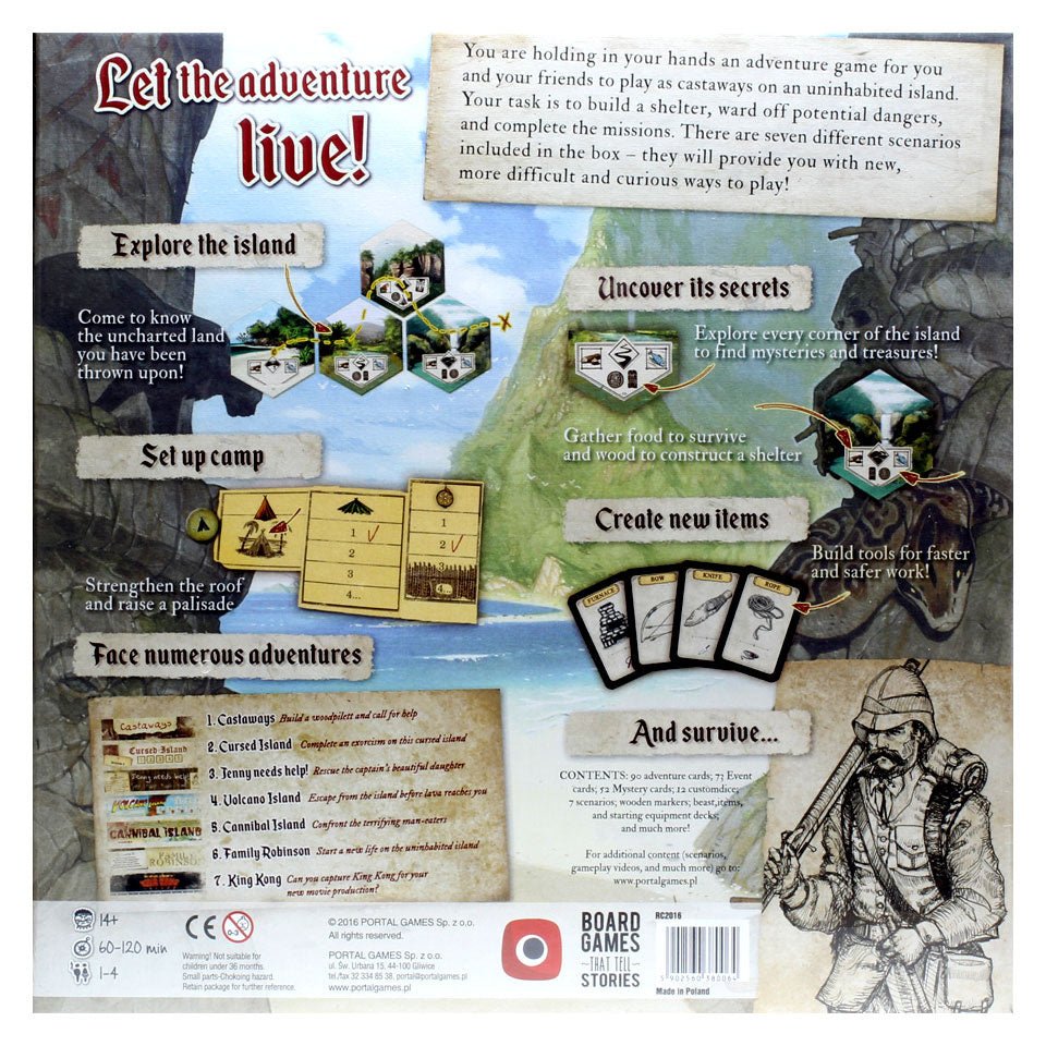 Robinson Crusoe - Adventure on Cursed Island 2nd edition - Engelsk - Nordisk Spil