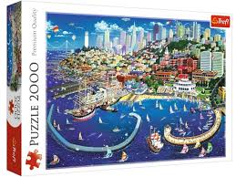 San Francisco Bay - 2000 brikker - Nordisk Spil