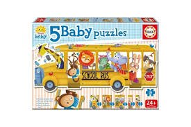 School Bus - 19 brikker - Nordisk Spil