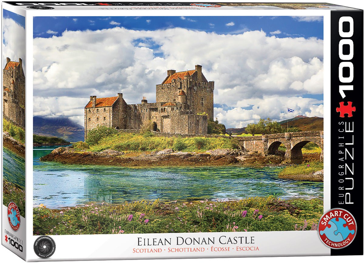 Eilean Donan Slot i Skotland - 1000 brikker - Nordisk Spil
