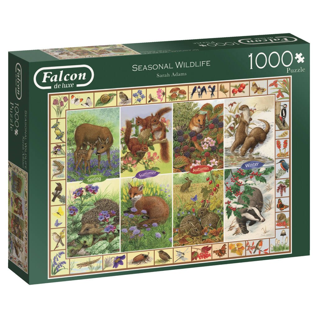 Seasonal Wildlife - 1000 brikker - Nordisk Spil