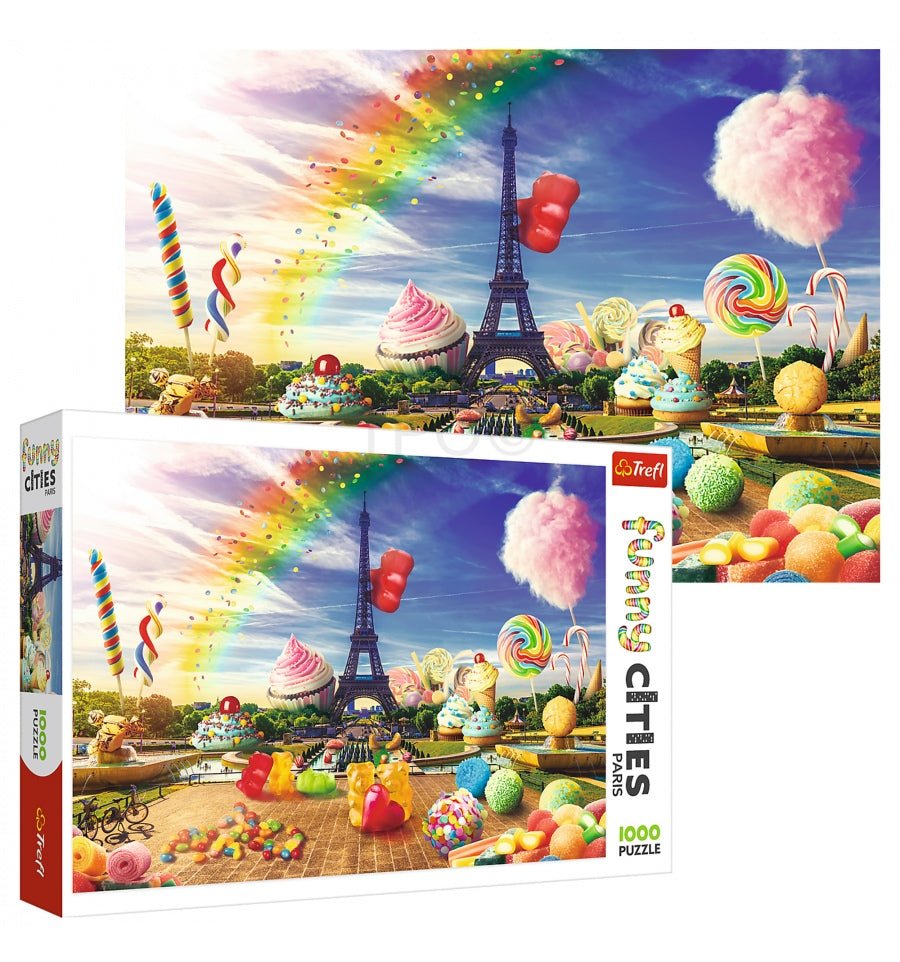 Funny Cities, Sweet Paris - 1000 brikker - Nordisk Spil
