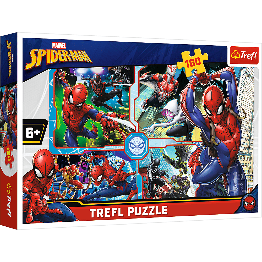 Spiderman redder dagen - 160 brikker - Nordisk Spil