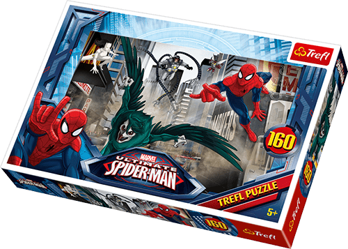 Spiderman Chasing Villain - 160 brikker - Nordisk Spil