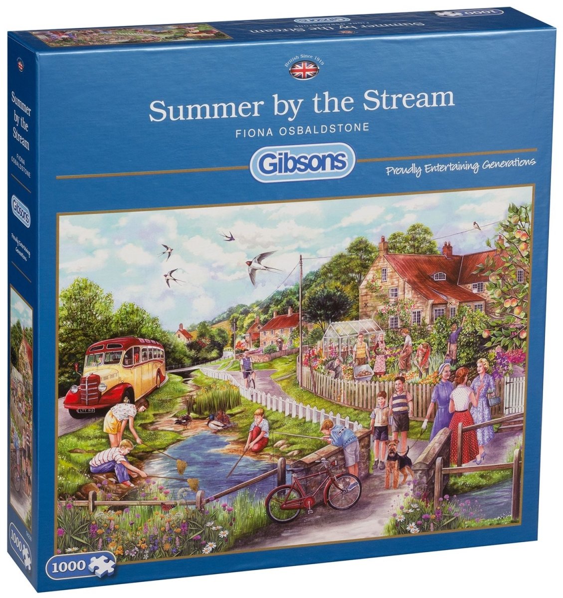 Summer by the Stream - 1000 brikker - Nordisk Spil