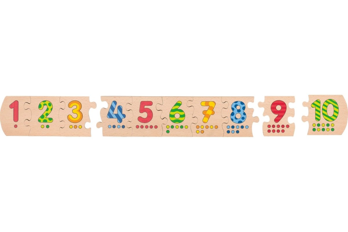 Tal - puslespil, 10 brikker - Nordisk Spil