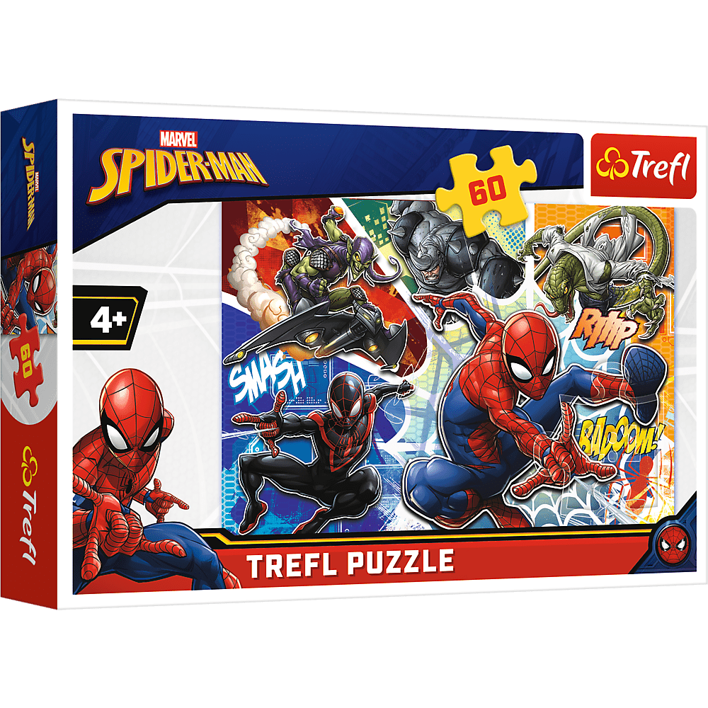 The Brave Spiderman - 60 brikker - Nordisk Spil