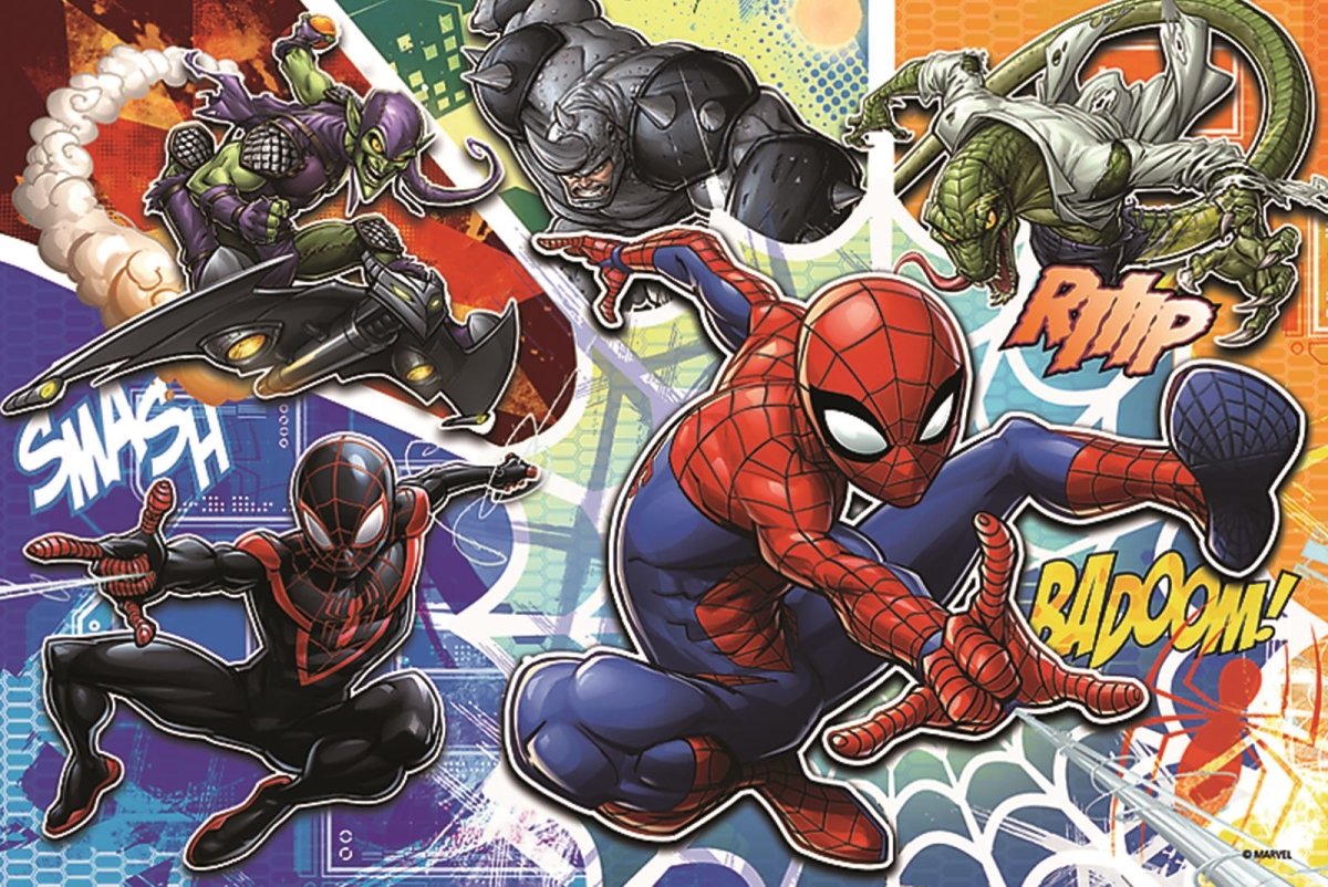 The Brave Spiderman - 60 brikker - Nordisk Spil
