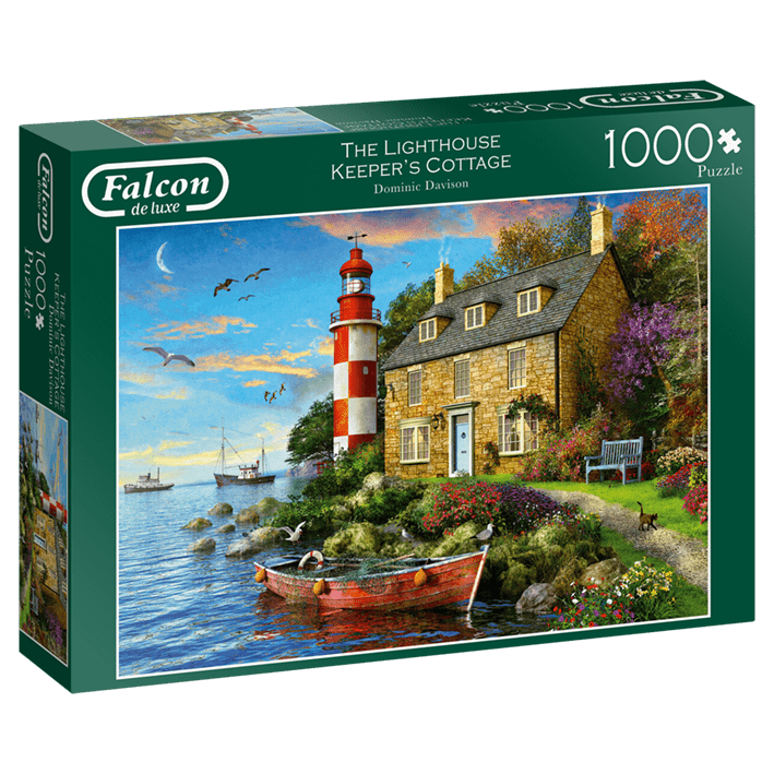 The Lighthouse Keeper&39;s Cottage - 1000 Brikker - Nordisk Spil