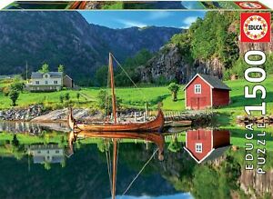 Viking Ship - 1500 brikker - Nordisk Spil
