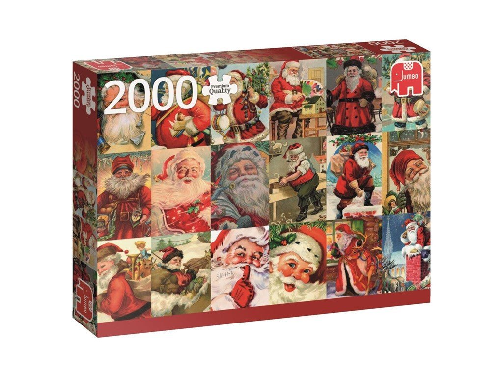 Vintage Santas - 2000 brikker - Nordisk Spil