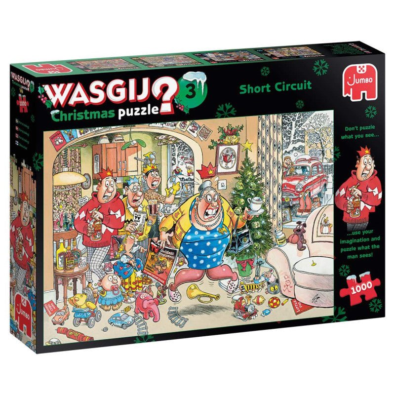 Wasgij? Christmas 3 Short Circuit - 1000 brikker - Nordisk Spil