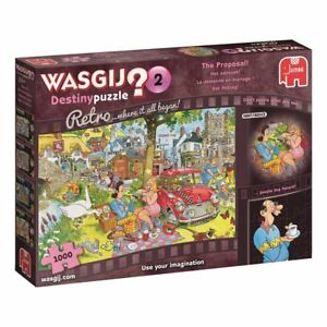 Wasgij Destiny 2 Retro - The Proposal - 1000 brikker - Nordisk Spil